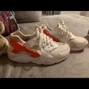 Pink and White Huaraches